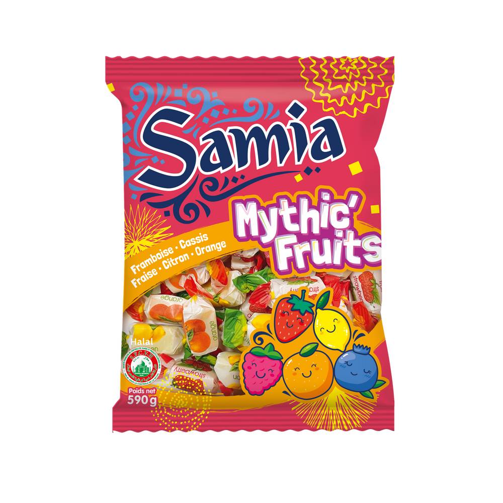 Samia - Bonbons halal tendres fruits