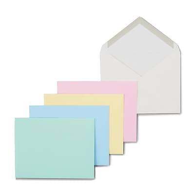 Staples Invitation Envelopes, 4 3/8 x 5 3/4, Multicolor, 50/Box (831164)