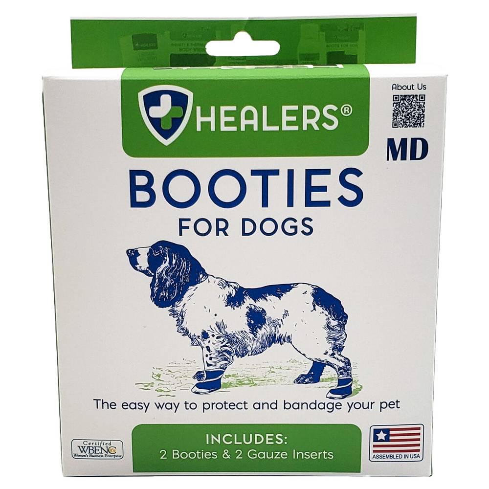 HEALERS Medical Dog Booties, Medium