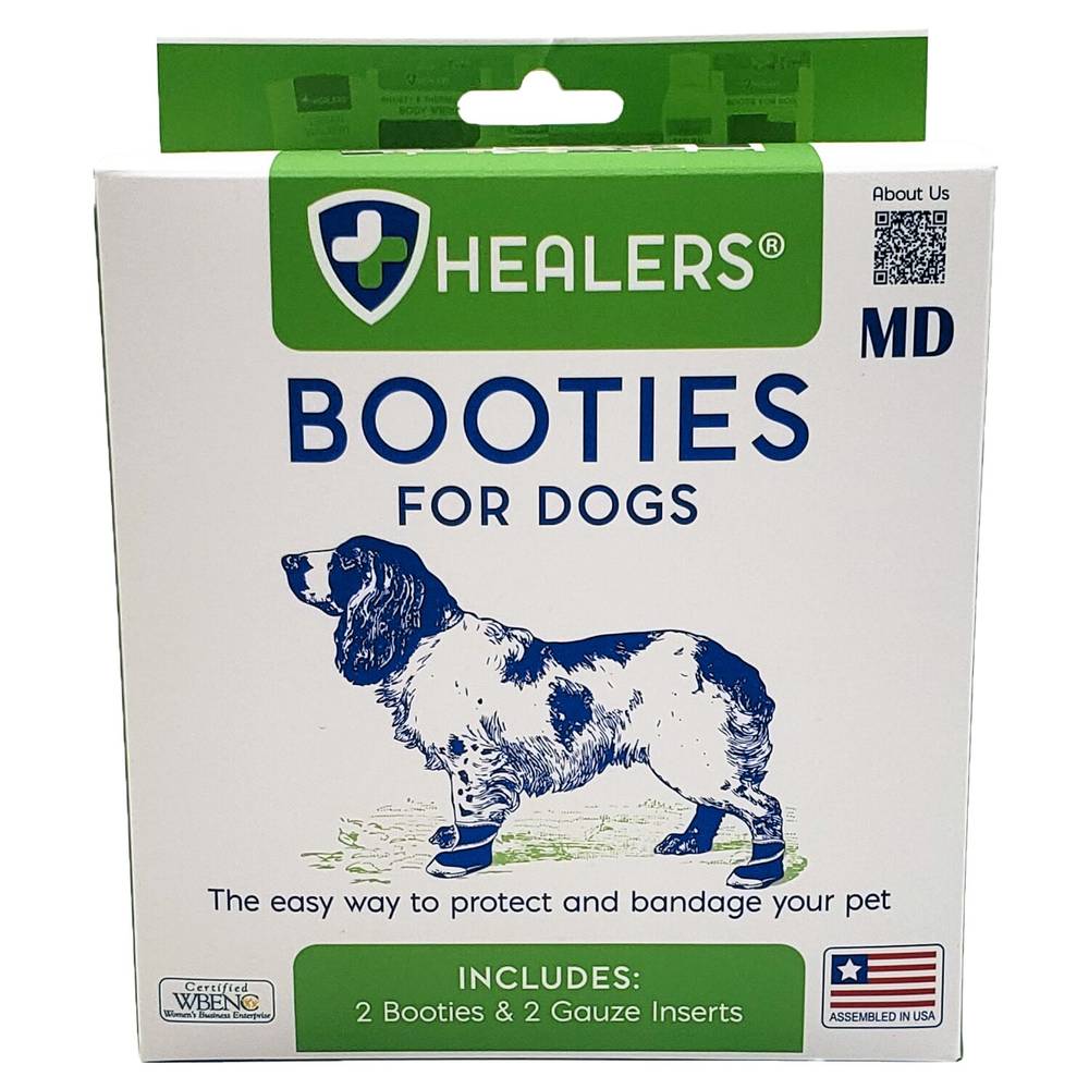 Healers Medical Dog Booties, Medium