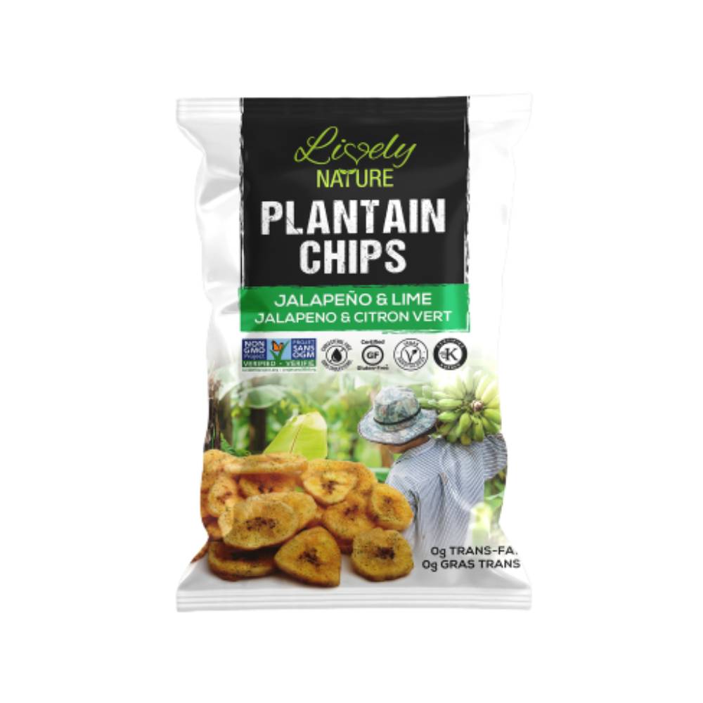 Lively Nature Plantain Chips With Jalapeno & Lime Delivery Near Me