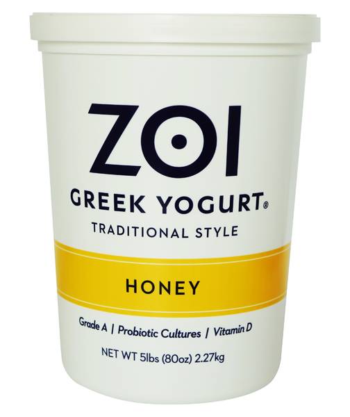 Zoi Greek Yogurt, Honey (5 lbs)