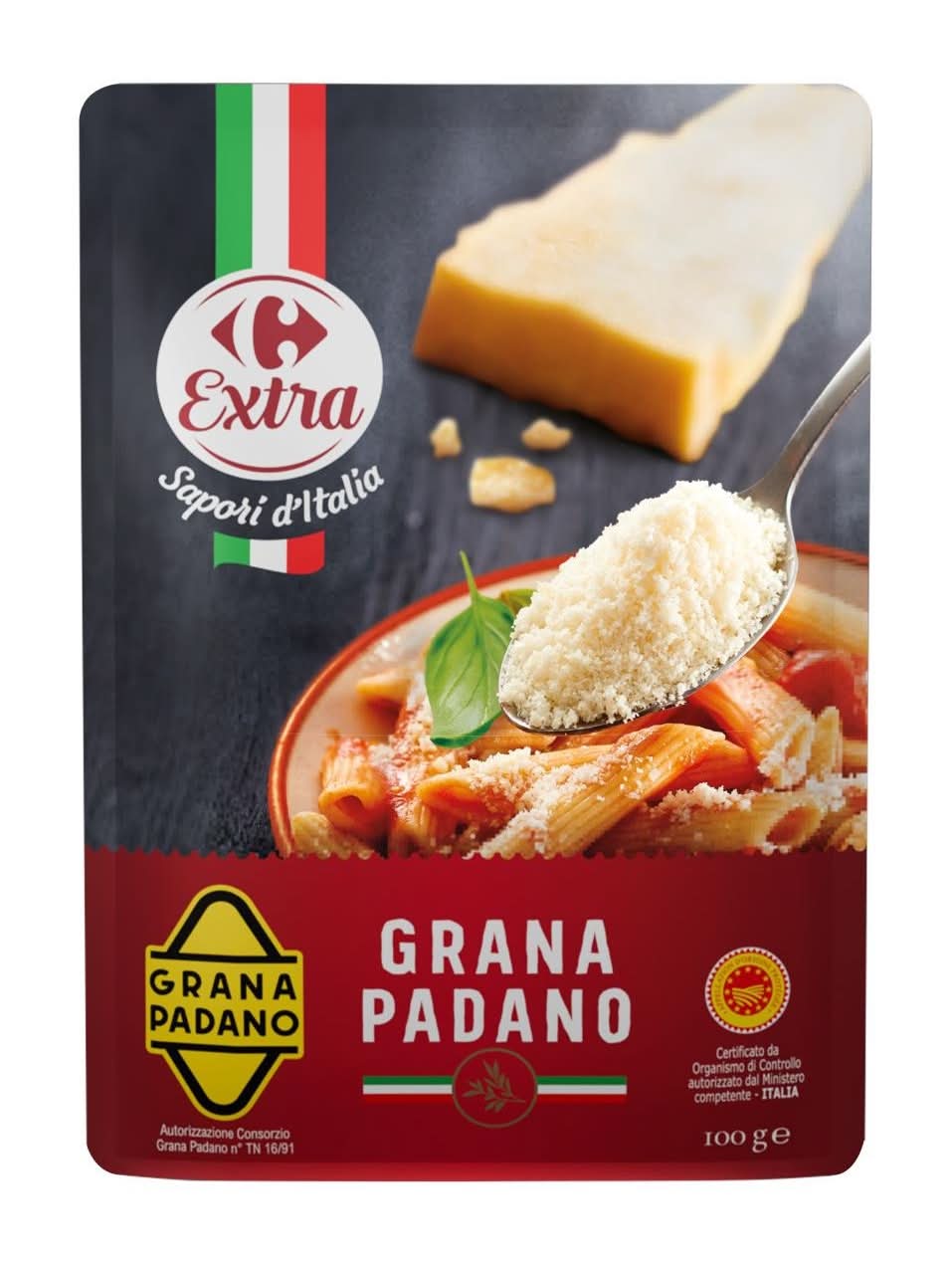Carrefour Extra - Grana padano râpé (100g)