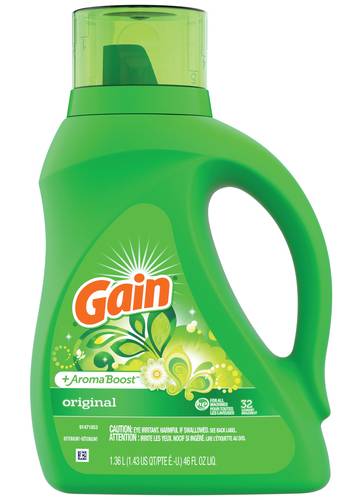 Gain Aroma Boost Original Liquid Laundry Detergent (1.36 L)