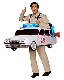 Adult Light-Up Ecto-1 Inflatable Ride-Along Costume - Ghostbusters (One Size Fits Most)