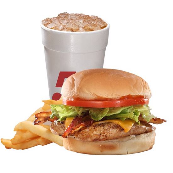 Order Grilled JB&B Chicken Sandwich Meal food online from Hwy 55 Burgers, Shakes & Fries store, New Bern on bringmethat.com