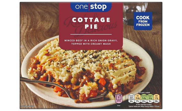 One Stop Frozen Cottage Pie 400g (397580) 
