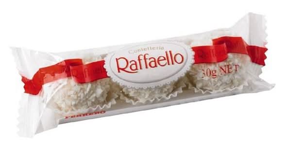 Frr rafaelo chocolate 3 x 30grs