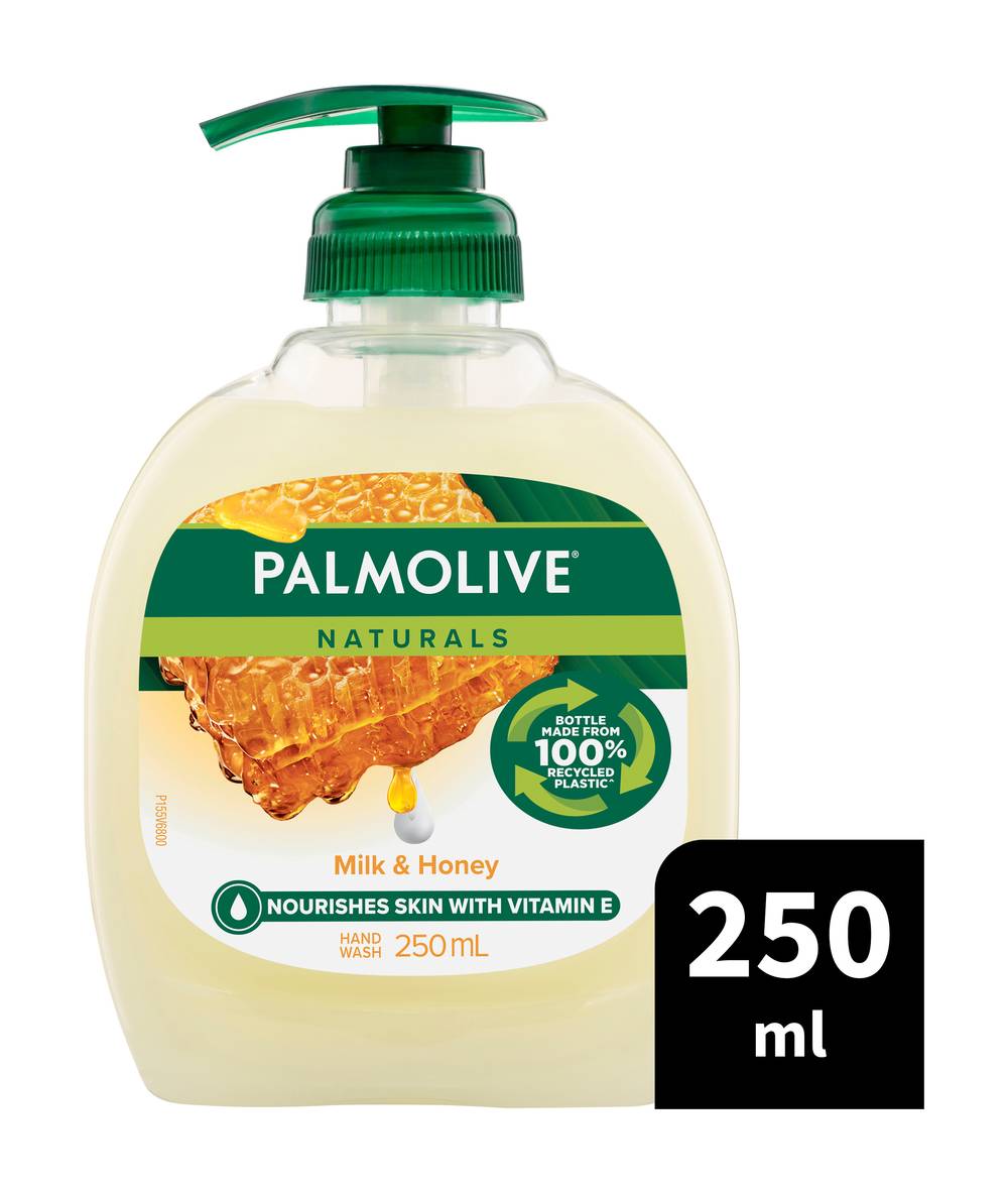 Palmolive Naturals Liquid Hand Wash Soap Pump, Milk-Honey (250mL)