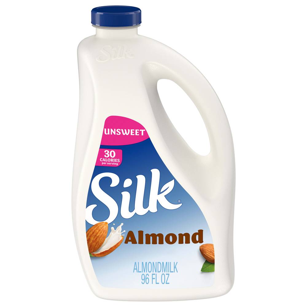 Silk Unsweetened Original Almond Milk (96 fl oz)