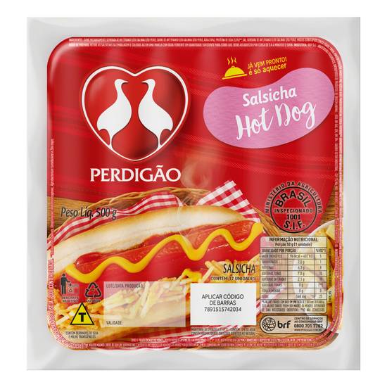 Perdigão salsicha hot dog (500 g)