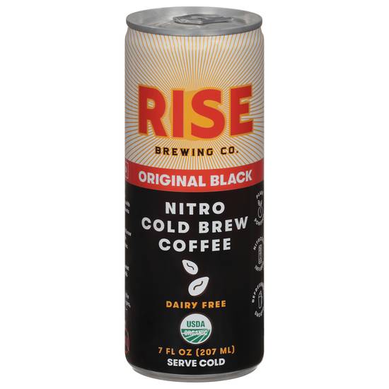 Rise Brewing Co. Original Black Nitro Cold Brew Coffee (7 fl oz)