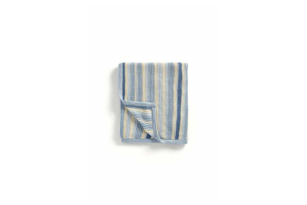 Mothercare Blue Knitted Blanket