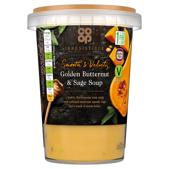 Co-Op Irresistible Golden Butternut & Sage Soup 600g