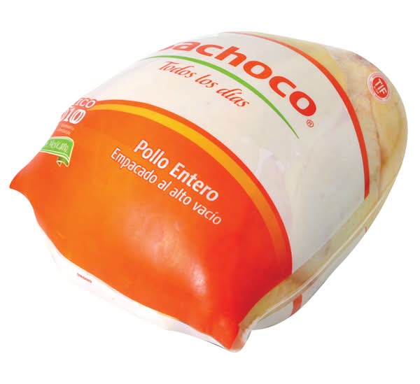 Pollo entero bachoco (unidad: 1 kg aprox)