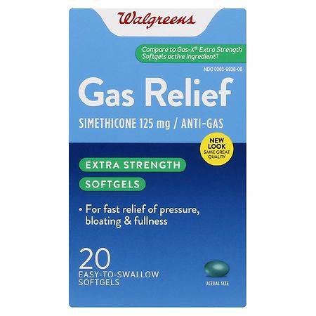 Walgreens Gas Relief Softgels