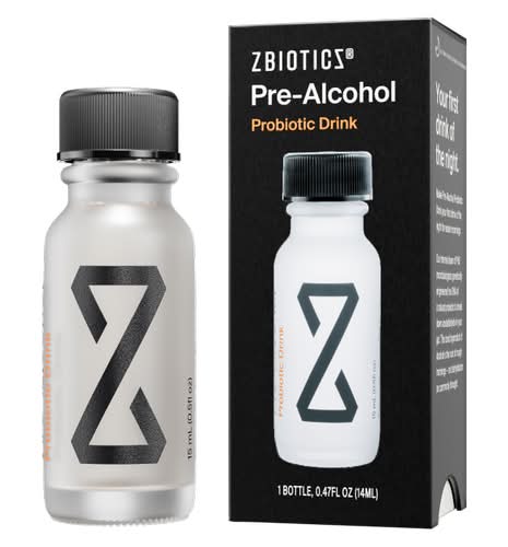 Zbiotics Pre-Alcohol Probiotic Drink (0.5 fl oz)