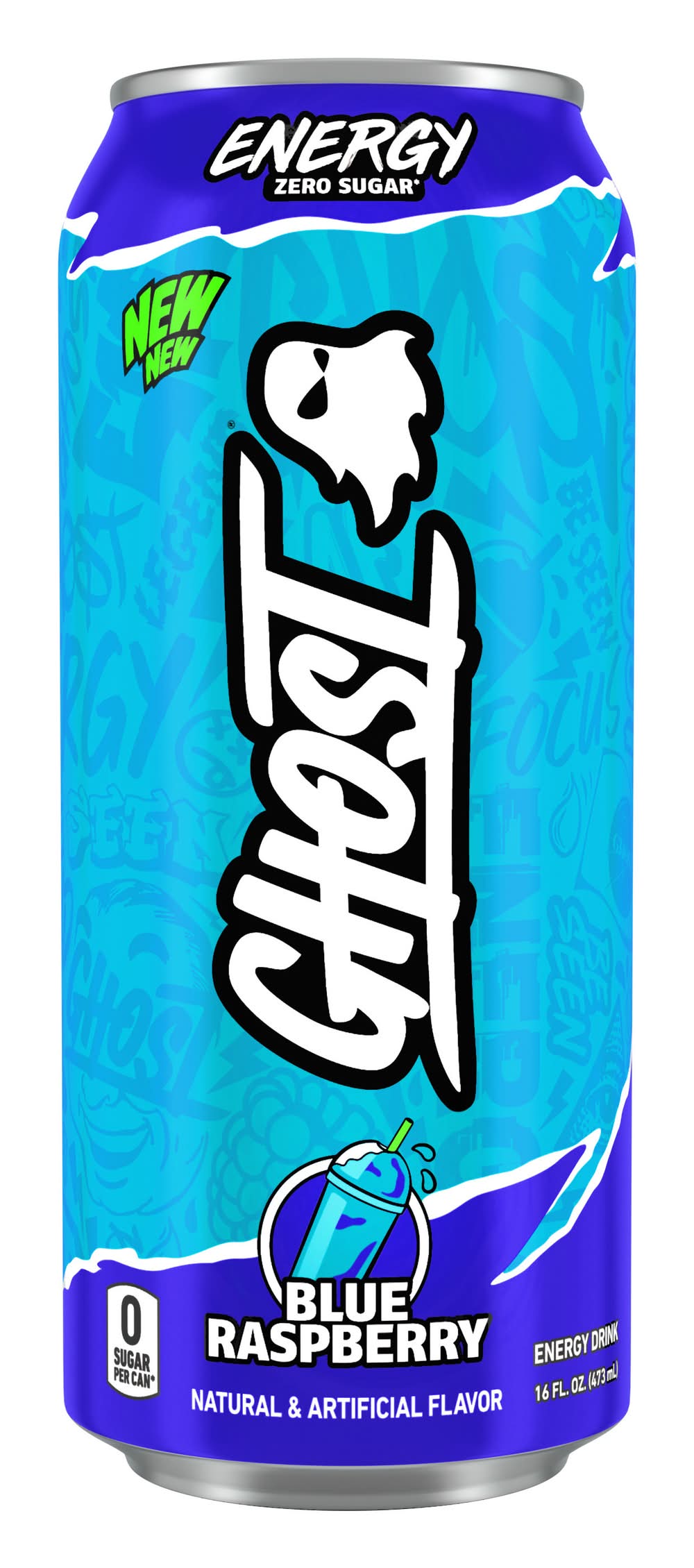 Ghost Energy Drink, Blue Raspberry (16 fl oz)