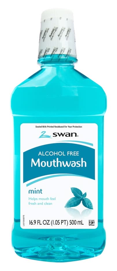 Swan Anti-Plaque Dental Rinse Mouthwash, Mint (16.9 fl oz)