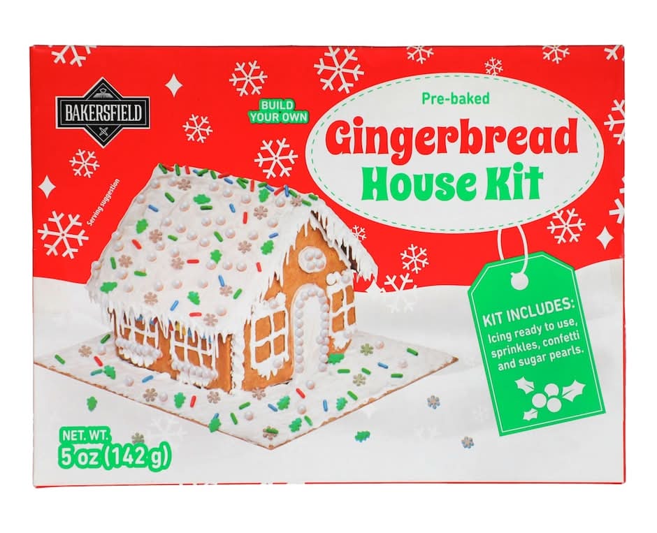 Bakersfield Pre-Baked Gingerbread House Kit, 1-ct.