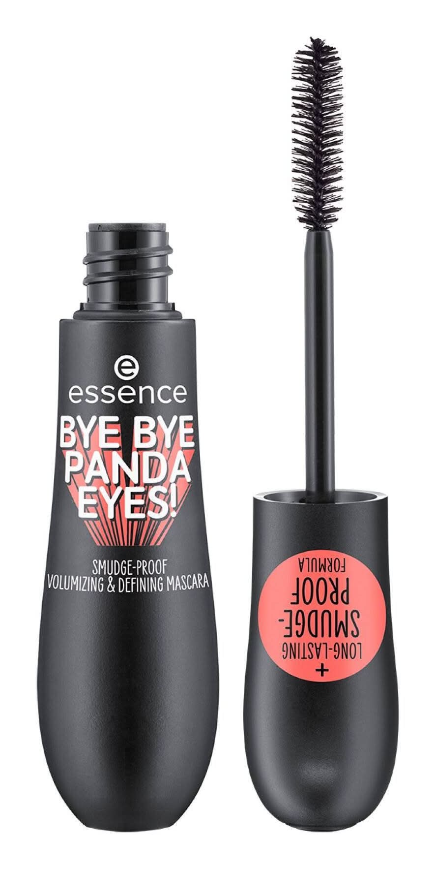 Essence Bye Bye Panda Eyes Smudge Proof Volumizing & Defining Mascara, Black