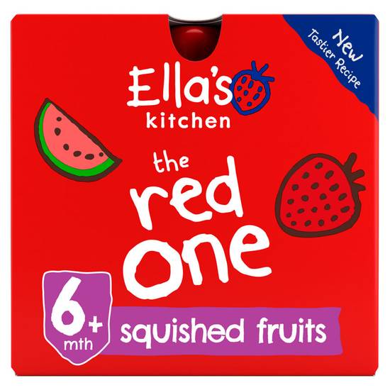 Ella's Kitchen Organic The Red One Squished Smoothie Fruits 5 x 90g