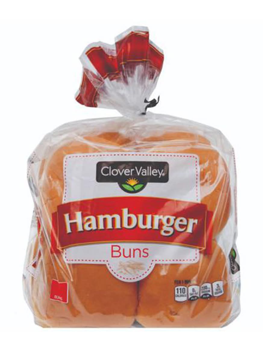 Clover Valley Buns, Hamburger (8 ct)