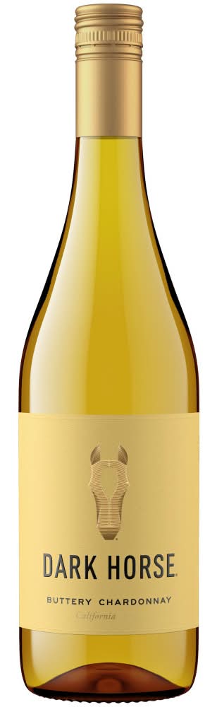 Dark Horse California Buttery Chardonnay White Wine, 2022 (750 ml)
