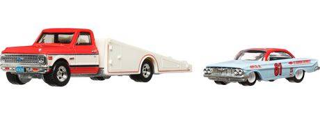 Hot Wheels Team Transport Truck & Race Car, Chevy Square Body Ramp Truck