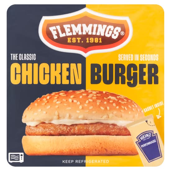 Flemmings Chicken, The Classic Burger (119.5g)