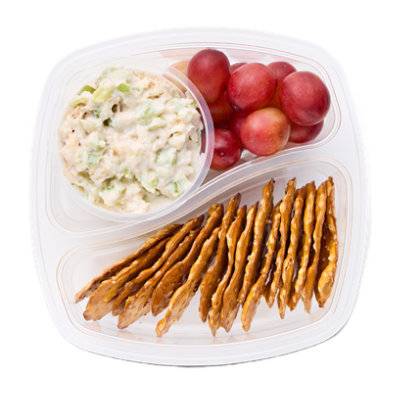 Readymeals Tuna Salad Cup Duo With Grapes N Pretzel Ready2Eat - Each