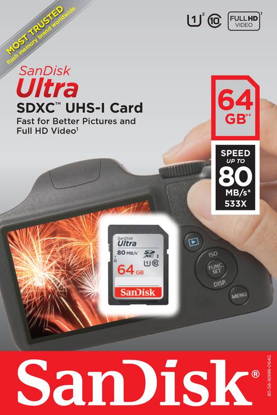 SanDisk Ultra SDXC UHS Card 64GB (1 ct)
