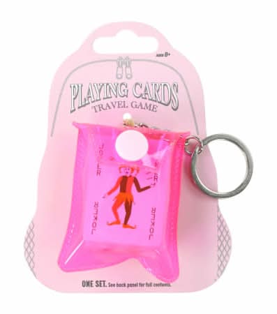 Travel Playing Cards Game Set Pink