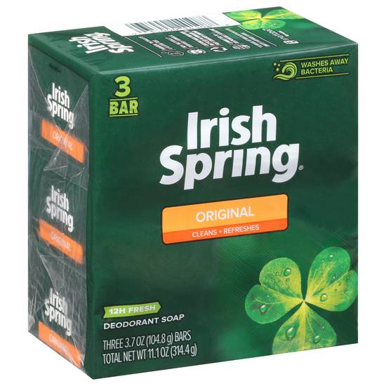 Irish Spring Original Clean Soap Bars (3 ct)