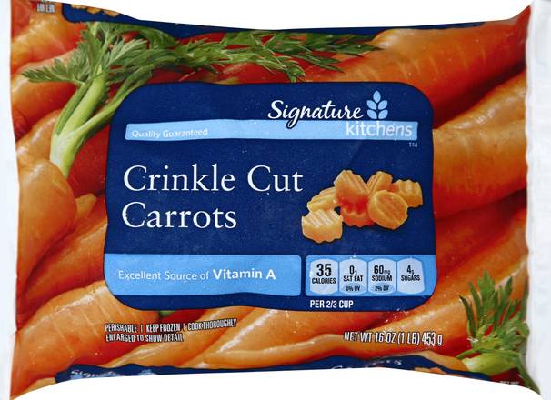 Signature Kitchens Crinkle Cut Carrots