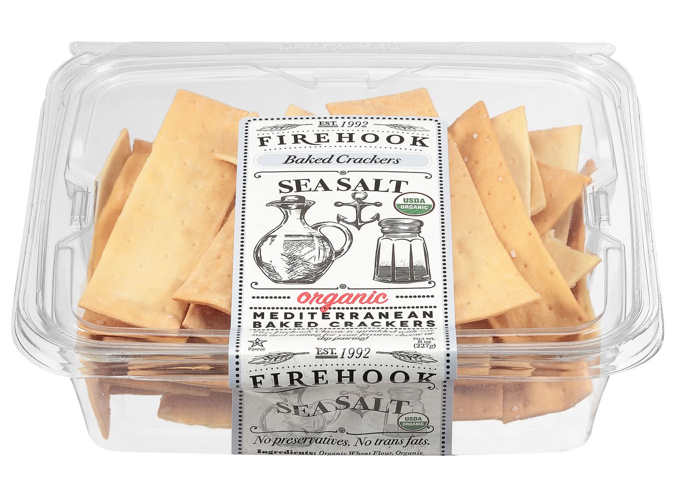 Firehook Sea Salt Baked Crackers (8 oz)