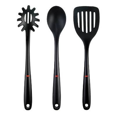 OXO Nylon Utensil Set, Balck (3 ct)