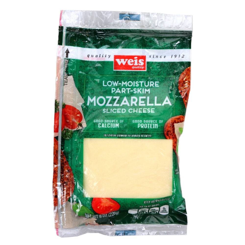 Weis Mozzarella Cheese Slice (8 oz)