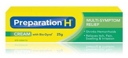 Preparation h crème avec bio-dyne pour soulagement de la douleur de préparation h " - pain relief cream with bio-dyne (25 g)