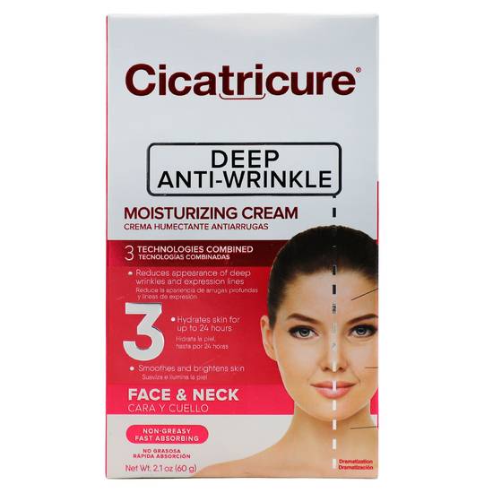 Cicatricure Anti-Wrinkle Moisturizing Cream, 2.1 oz