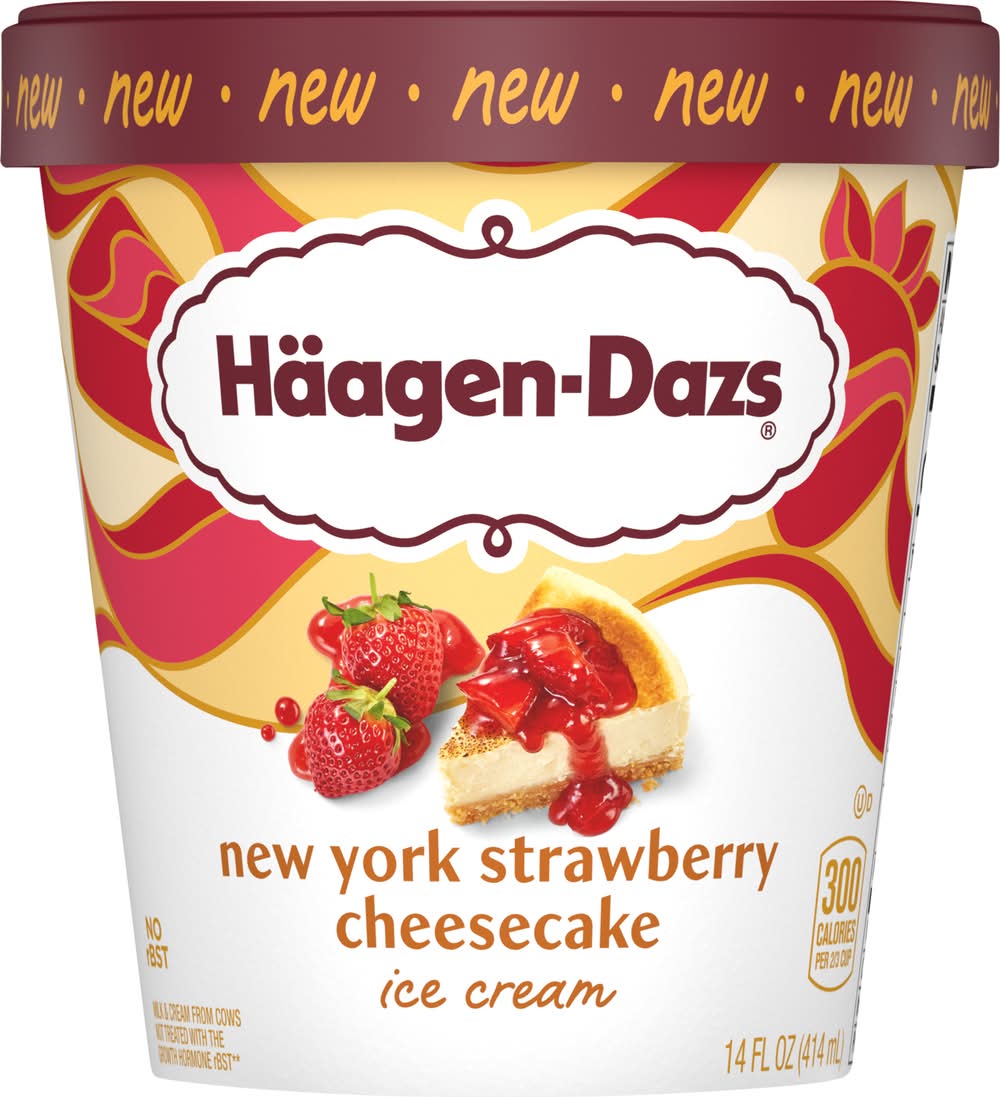 Häagen-Dazs New York Ice Cream, Strawberry Cheesecake (14 fl oz)