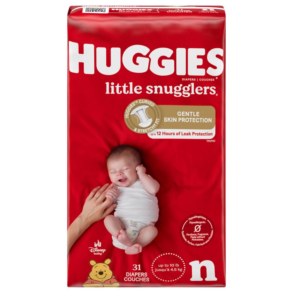 Huggies Little Snugglers Disney Baby Diapers Up To 10 lb (31 ct)