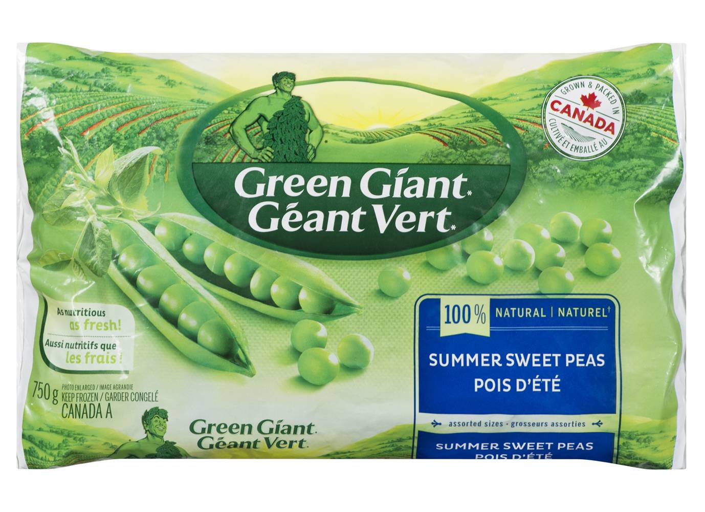 Green Giant 100% Natural Summer Sweet Peas (750 g)