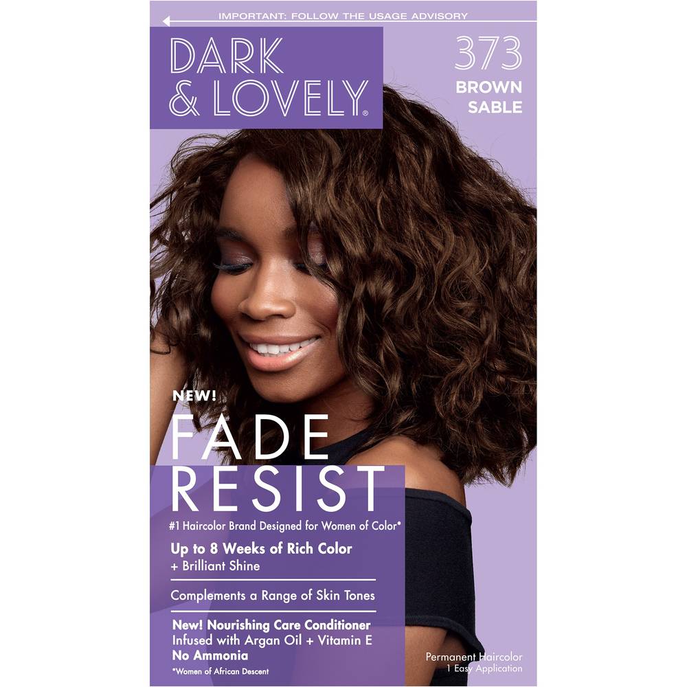 Dark and Lovely Brown Sable 373 Permanent Haircolor (373 brown sable)