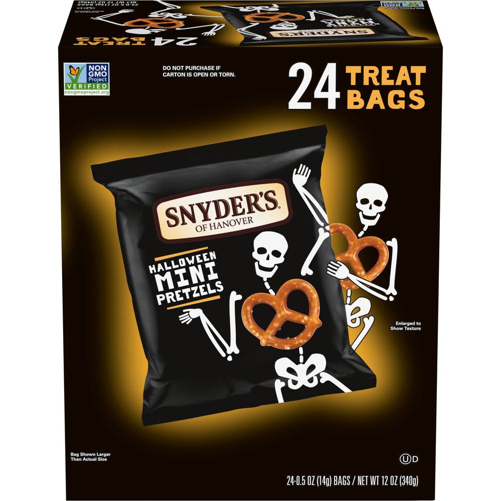 Snyder's of Hanover Halloween Mini Pretzels (12 oz, 24 ct)