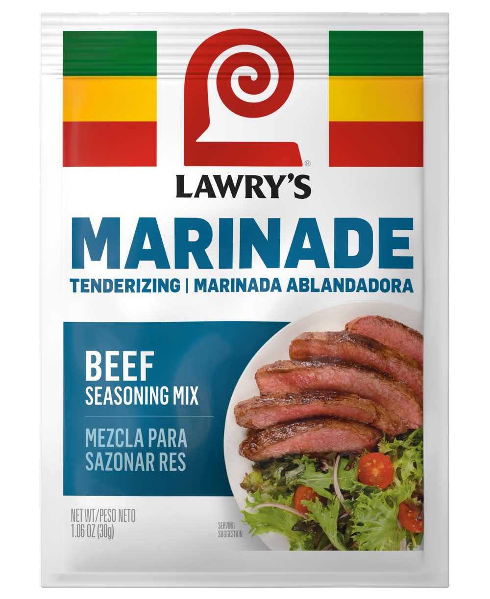 Lawry's Tenderizing Beef Marinade Spices & Seasonings Mix (1.1 oz)