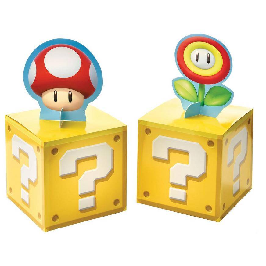 Party City Super Mario Bros. Table Centerpieces (4 ct)