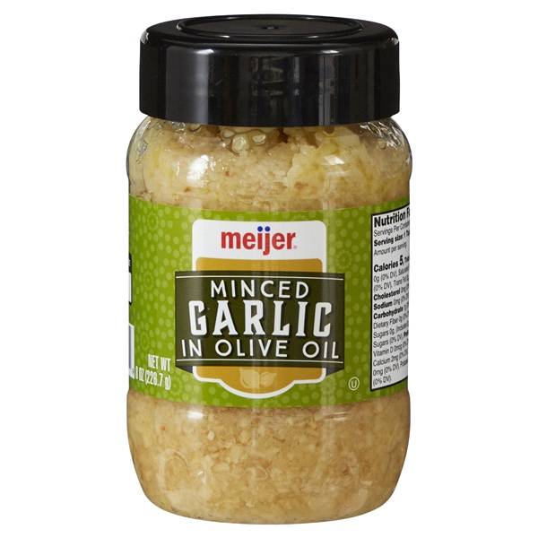 Meijer Minced Garlic in Olive Oil (8 oz)
