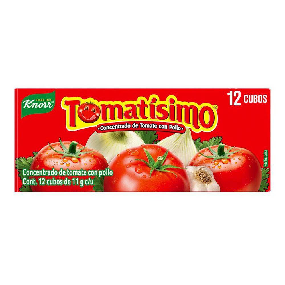 Knorr tomatísimo concentrado de tomate con pollo (bolsa 12 piezas)