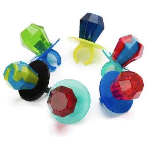 Bazooka Ring Pop Assorted 24ct 0.5oz